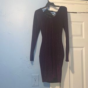 Bodycon purple party dress💜.